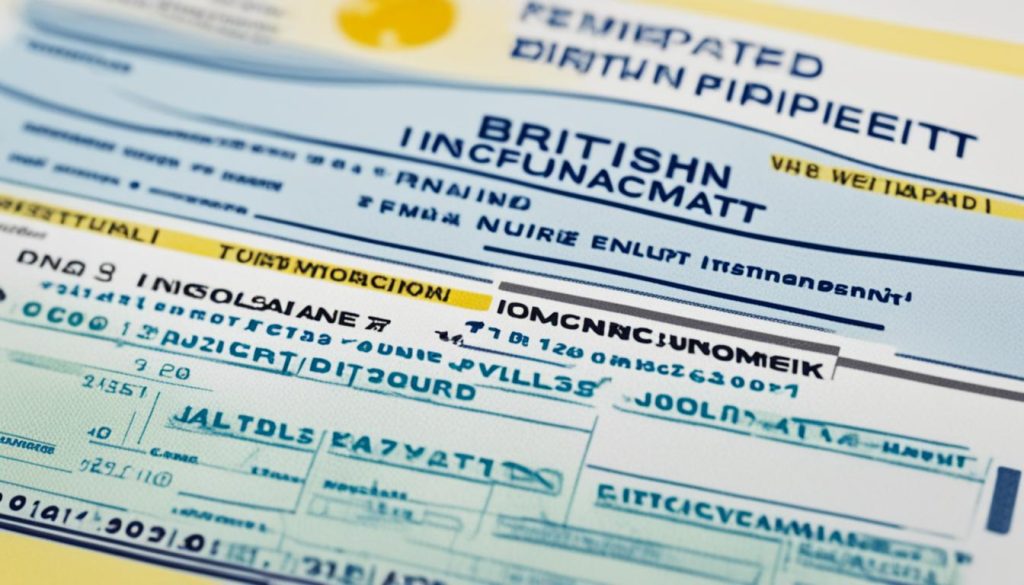 how to find national insurance number on brp