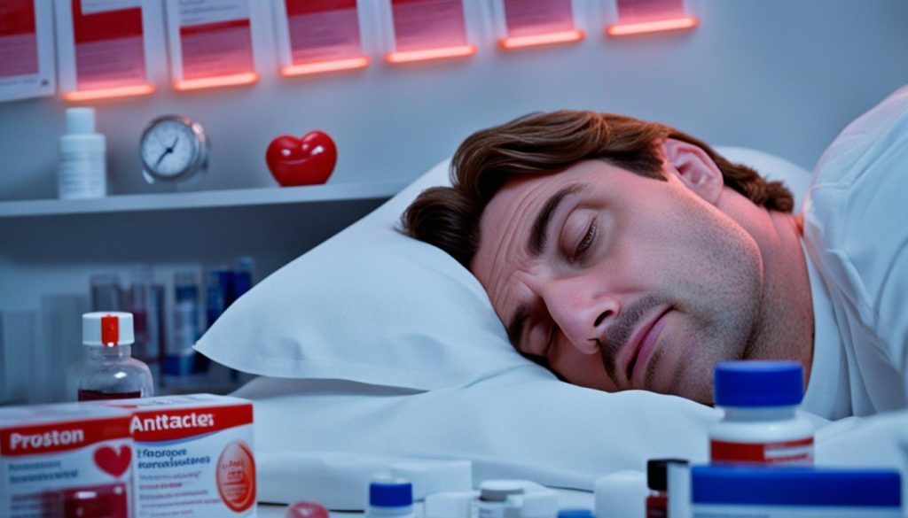 how to get rid of heartburn fast at night