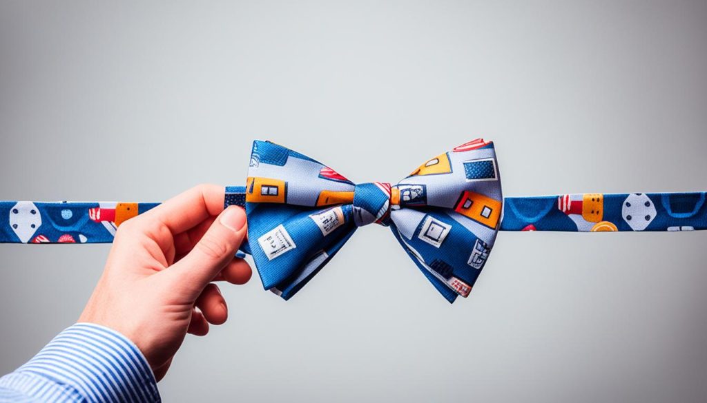 how to tie a bow tie