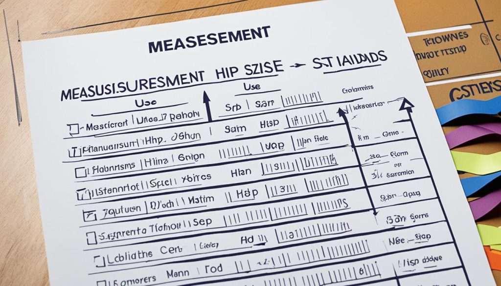 Hip Measurement Chart