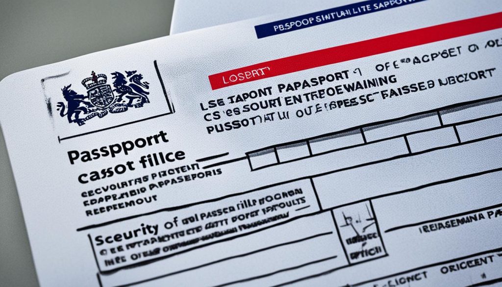 Passport Replacement Process in the UK