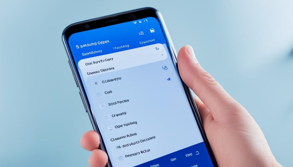 clear cache in Samsung Internet Browser