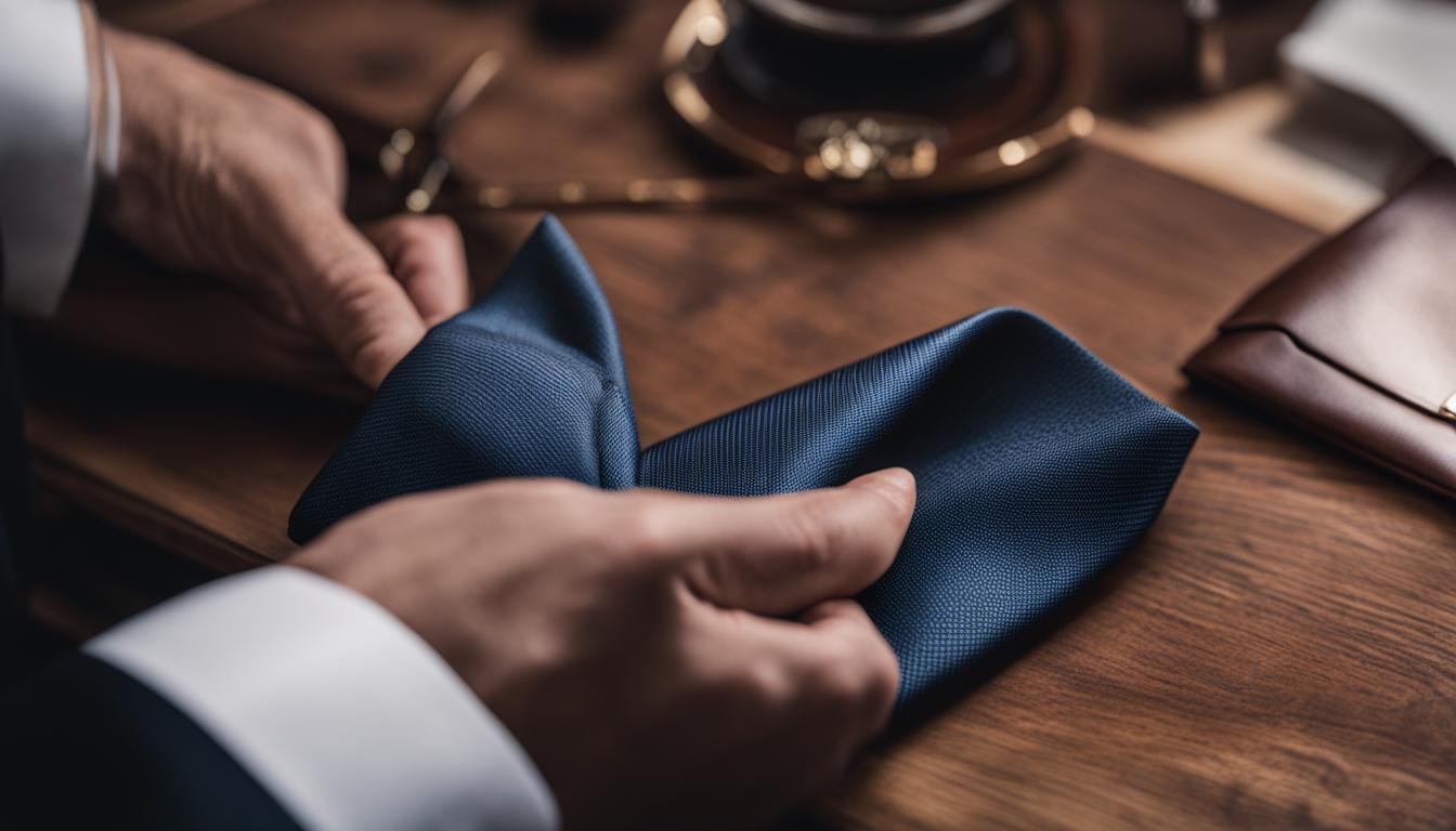 how to fold a pocket square