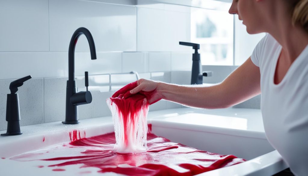how to get fresh blood out of clothes