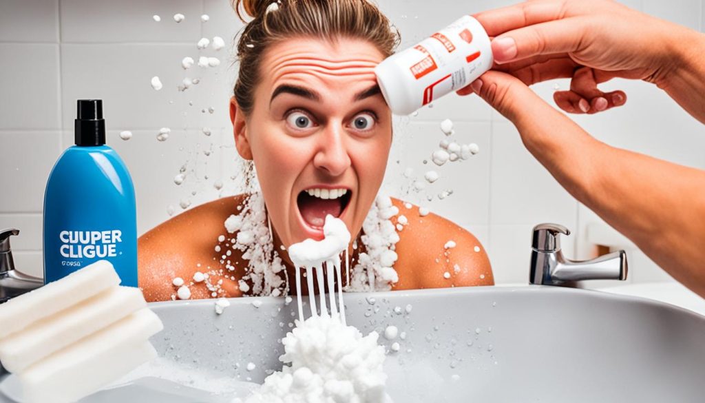 how to get super glue out of your hair