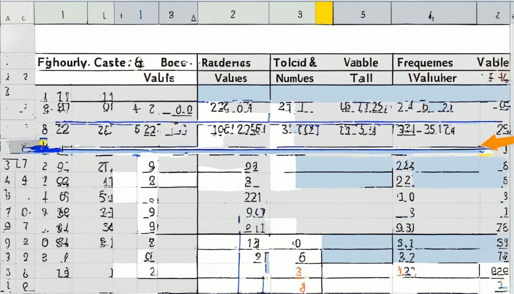 mean from a frequency table worksheet mean from a frequency table worksheet