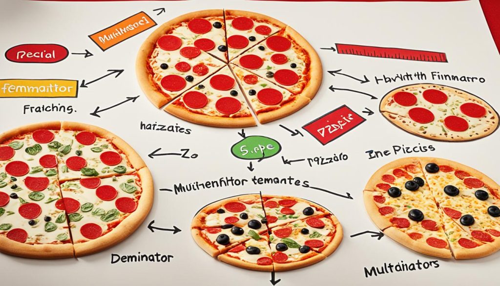 multiply fractions with different denominators
