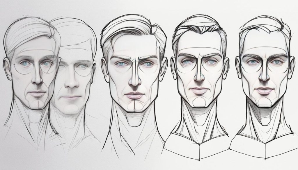 nose sketching guide