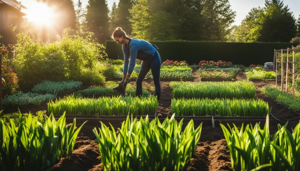 organic garlic farming