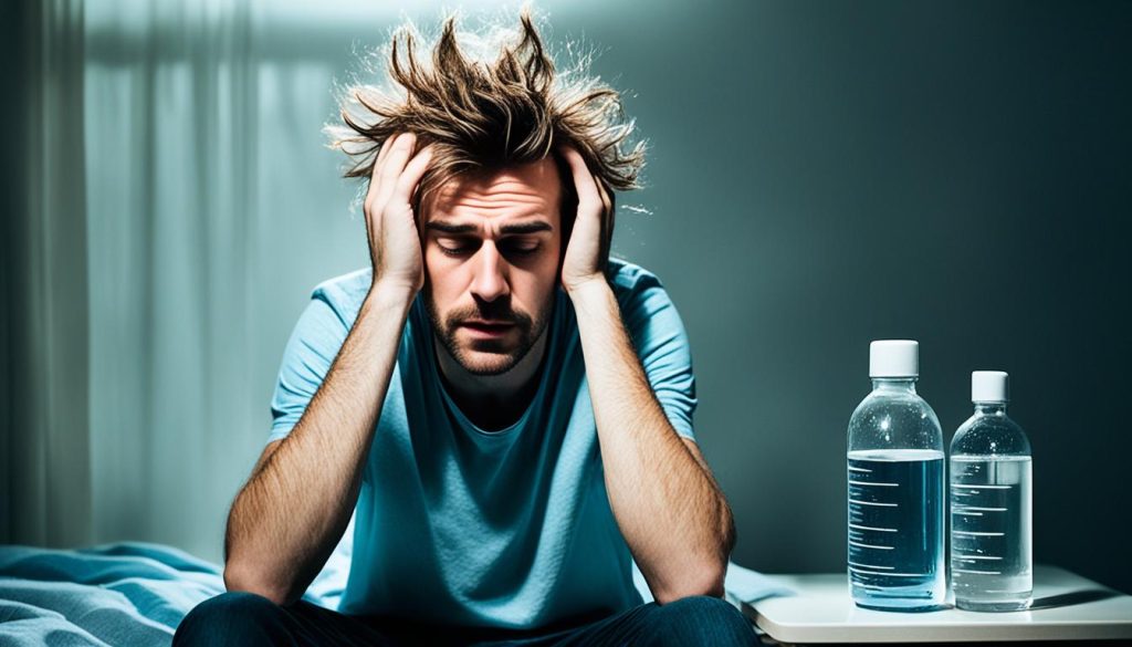 signs of waking up dehydrated