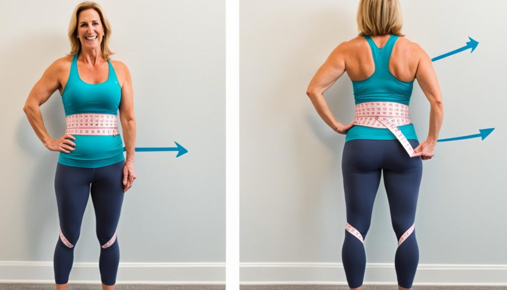 tips for measuring hips diagram