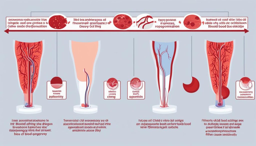 what causes blood clots in legs