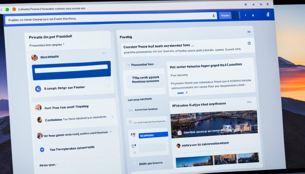 Setting the Privacy and Event Details