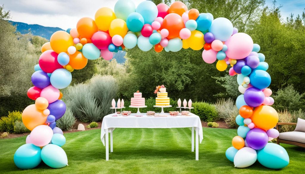 balloon arch decoration ideas