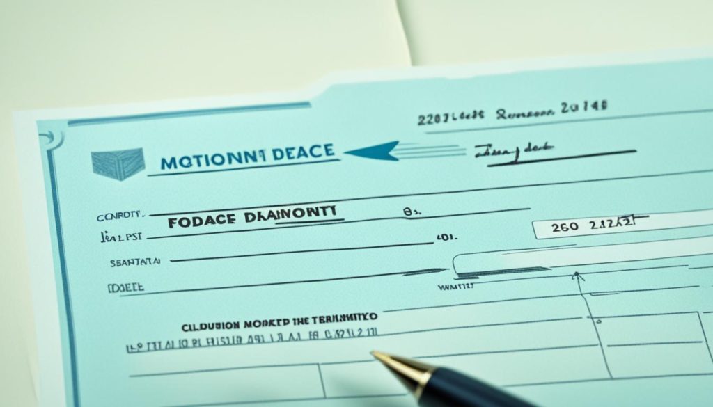 cheque writing steps