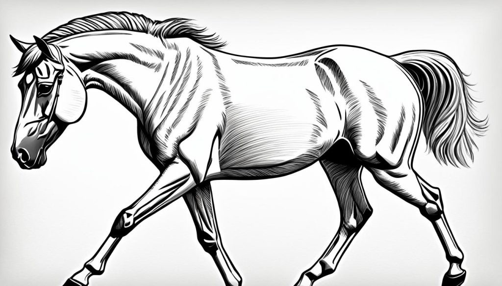 horse drawing techniques