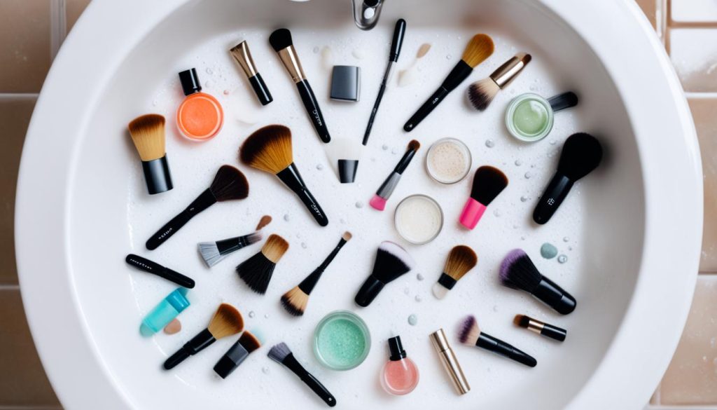 how to clean makeup brushes